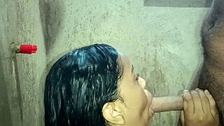 Amateur Couple Enjoys Intimate Shower Encounter