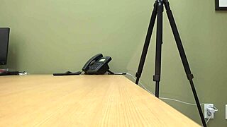 lala black reveals her ebony pussy during casting interview