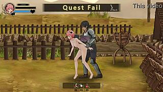 Pink Haired Girl Intensely Fucks Army Soldiers in Succubus Guild Hentai
