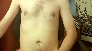 Intense solo masturbation builds to explosive cumshot orgasm