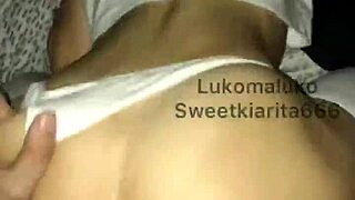 A Latina teen amateur rides a cock, her wet pussy soaking as she moans.