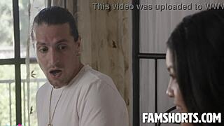 Maya helps him give it up, with jay romero and maya farrell involved.