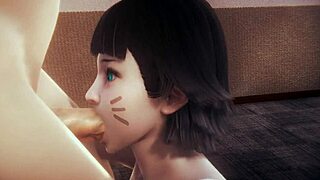 HIMAWARI BLOWJOB AN OLD MAN IN ANIME SCENE