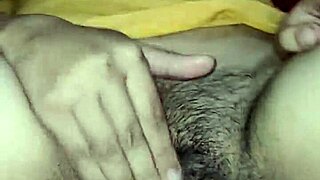 prostitute masturbates to intense orgasms