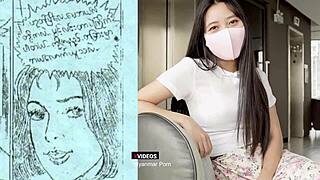 Myanmar comics girl with big ass tryin hardcore with me