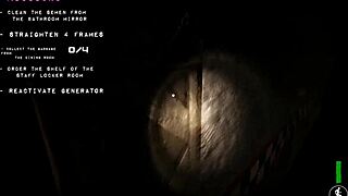 fap nights hentai ep 5 femdom pegs with thigh rub cumshot