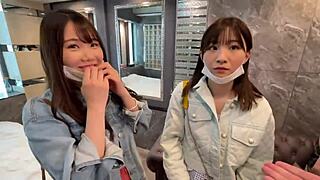 In this cosplay scene, Ito Meru and Hirano Rion choose for a wild 4P with big tits and intense pleasure