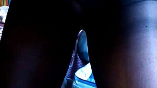 why cum in black pantyhose during masturbation?