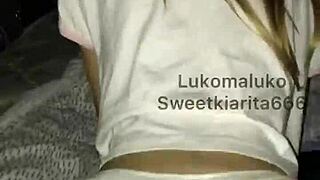 A Latina teen amateur rides a cock, her wet pussy soaking as she moans.