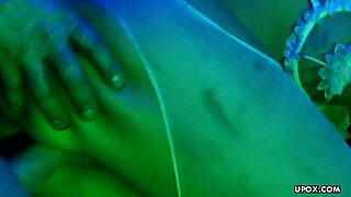 Anna Nova enjoys an interracial threesome all night long