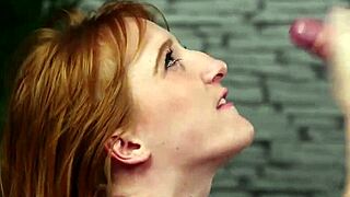 Randy centerfold swallows every drop after facial bukkake