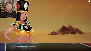 anime girl gives blowjob to monster cock creampie