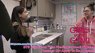 behind the scenes with angel santana and aria nicole at pre-employment physical celebrations and discussions