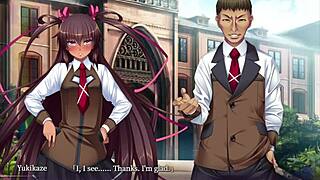 Taimanin Yukikaze 2 Animation Part 4: Intense Blowbang and Bukkake Emotions