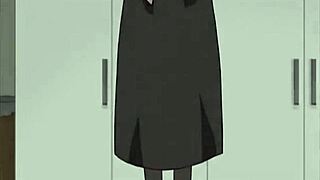 Anime Maid Gets Wet Pussy Fantasizing