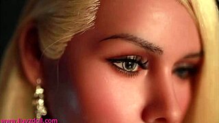 Big Tits Doll Feels Intense Pleasure