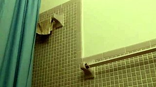 Blonde latina couple masturbates with bottle