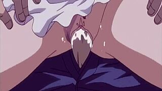 Anime Maid Gets Wet Pussy Fantasizing