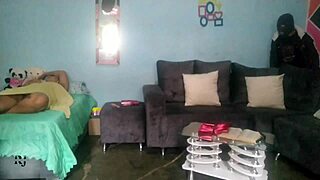 i'm the prostitute gettin a good fuck from the unsatisfied thief, he licked my ass and pounded my colombian latina pussy hard.