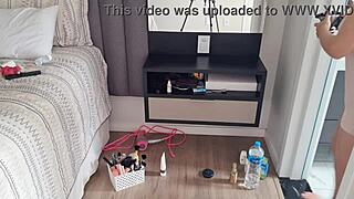 i'm cleaning up as a hot blonde latina