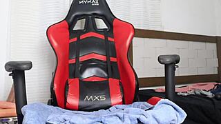 This sexy whore takes three dildos in her pussy