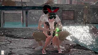 hentai anime game having fun playing my little 18+ pussy