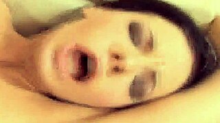 alexa diamond gives double pov blowjob to interracial guys