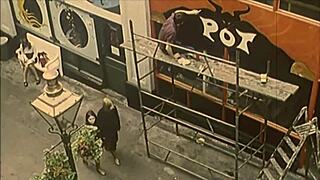 vintage flatmate cheats on boyfriend, fucks friend with hairy beaver