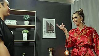 Julia Fontanelli in a Steamy Lesbian Massage 😏