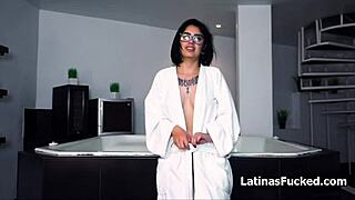 want to see this slutty tattooed latina babe having hard fun?