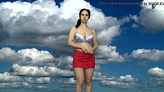 Natasha, a young Russian girl, poses solo in private, undressing slowly with natural tits on display.