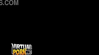 krásná milf ve vr se nechává senzuálně namazat olejem