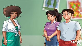 Summertime Saga showcases ultimate nude art in episode 4 scene 66