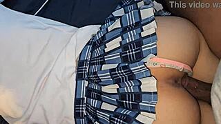 I fucked my latina student doggystyle at home, making her orgasm.