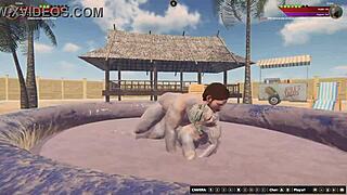 ethan vs scara 3d fight