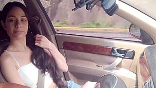 Best friend asks for a blowjob, we stop at highway rest area