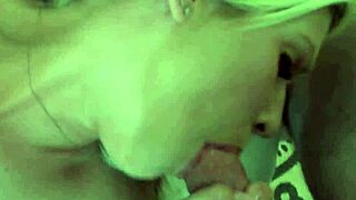 Does Emy open her pussy and mouth for her husband?