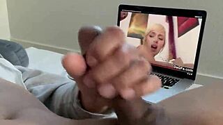 Emma Mae Receives Intense Facial Cumshot Blast!