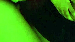 Young amateur girl rubs and sucks cock