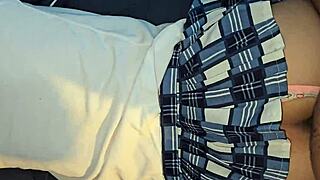 I fucked my latina student doggystyle at home, making her orgasm.