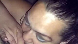 Chubby girl blows monster cock for 420 smoke in retro style! 😈🚬