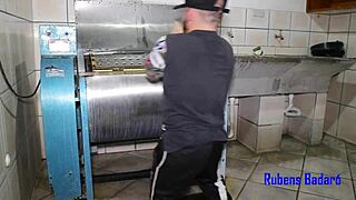 dwarf spies on guest, then fucks her