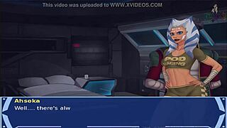 Star Wars Sith Girls Bang Orange Trainer Roughly in Cosplay Group Orgasm