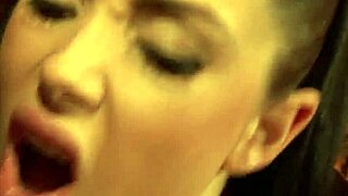 stunning babe fucks doggystyle with big tits bouncing 😍