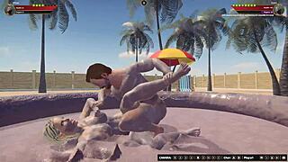 ethan vs scara 3d fight