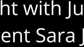 Nina Kayy gets deep dicked and throat fucked by girthy hard cock in kitchen. Tattooed babe enjoys missionary, handjob, and cowgirl with pussy play.