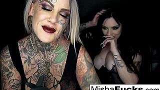 Evilyn Ink Destroys Misha With Tattooed Monster Fuck!