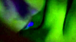 Cherrysoda sucks and fucks big black cock in club corner!