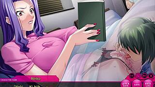Ochiru Hitozuma part 10 features intense masturbation and fingering in anime style 😉