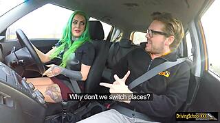 Phoenix Madina's Outdoor Bang With Tattooed Instructor